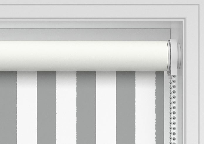 Dartmouth Stripe (Blackout), Pier Grey - Twist&Fit Roller Blind - Image 10
